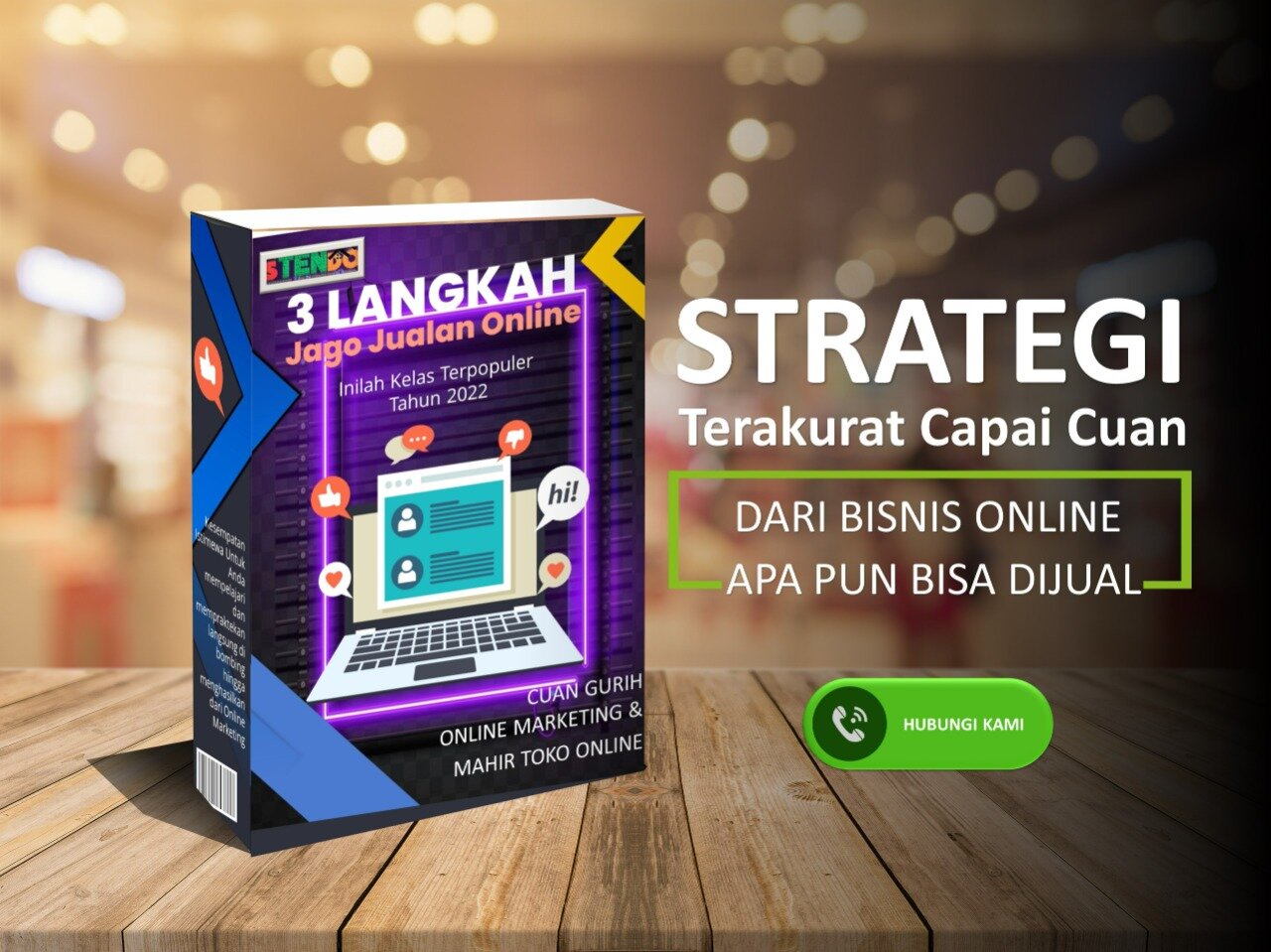 Cover 3 langkah